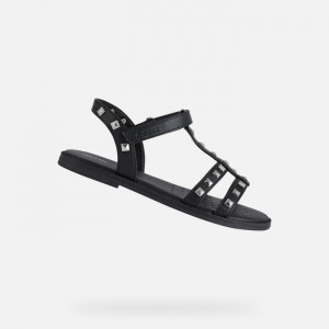 Black Geox Sandal Karly | 1904-TEVHJ