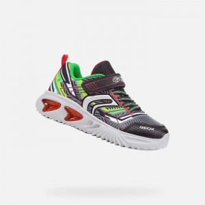 Black / Green Geox Assister | 9730-AMLWK
