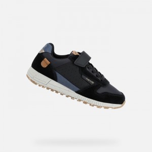 Black / Navy Geox Alben | 7146-FALWC