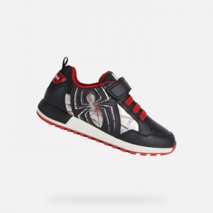 Black / Red Geox Alben | 5627-WZMJC