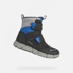 Black / Royal Geox Flexyper Abx | 8510-WYDBU