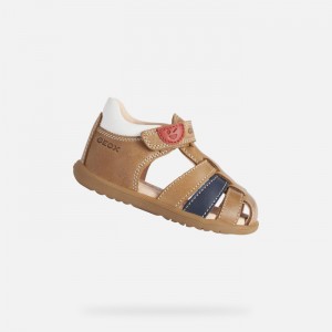 Caramel Geox Sandal Macchia | 7864-EUMIB