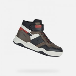 Chocolate / Red Geox Perth | 3179-QALYO