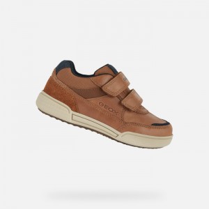 Cognac / Navy Geox Poseido | 5723-AJLGP