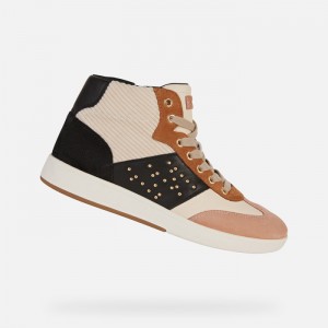 Cream / Black Geox Meleda | 2150-EOUCW