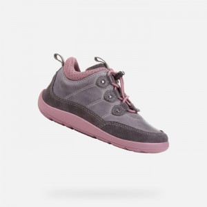 Dark Grey / Dark Pink Geox Barefeel | 2037-WUIRF