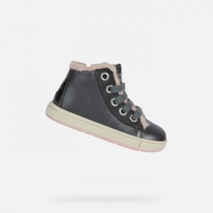 Dark Grey / Dark Pink Geox Trottola | 8706-JAPCT
