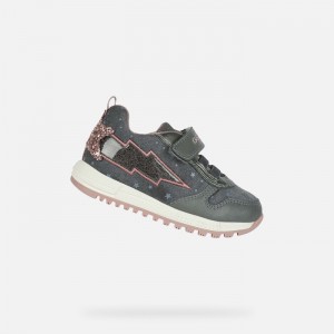 Dark Grey / Rose Geox Alben | 4153-QLNRY