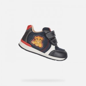 Dark Navy / Red Geox Rishon | 3218-NJIQY
