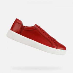 Dark Red Geox Velletri | 7649-SLXKJ