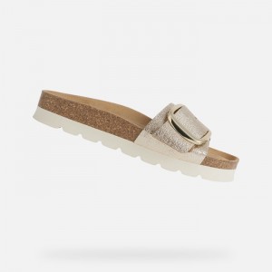 Light Gold Geox Brionia High | 2519-ULEMB
