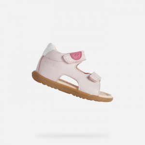 Light Rose Geox Sandal Macchia | 1948-WMCIT