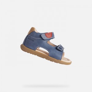 Navy Geox Sandal Macchia | 5824-SMIZD