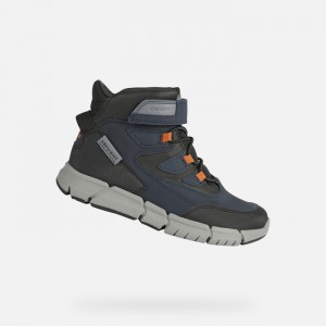 Navy / Grey Geox Flexyper Abx | 7501-EHKGL