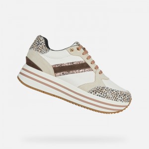 Off White / Lt Taupe Geox Kency | 9276-OXGVB