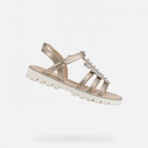 Platinum Geox Sandal Starblush | 6714-OPWUC