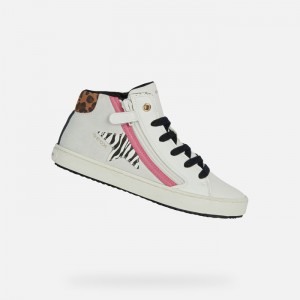 White / Fuchsia Geox Kalispera | 6245-HBCFX