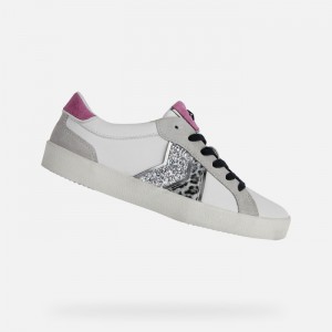 White / Fuchsia Geox Warley | 9173-IRSGY